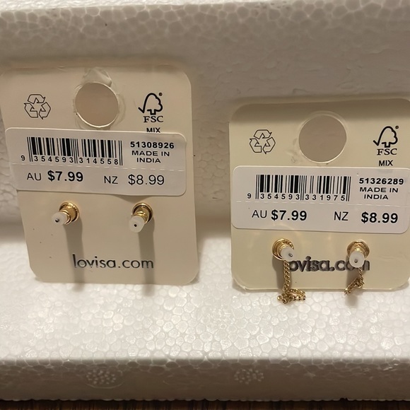 2 x Lovisa Earring Pairs NWT - Picture 3 of 3
